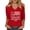 RedB&20#0507F, variant on Fabrcox S-5XL 1776-2026 250 Anniversary USA T Shirt 3/4 Length Sleeve Flag Print Fourth of July Shirt Women Independence Day Celebration Freedom Patriotic Tunic Tops