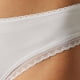 thumbnail image 4 of SCHIESSER Tanga para mujer, paquete de 6 - Paquete de 6 tangas Cheeky, algodón elástico, liso Negro/gris/blanco M (Medium), 4 of 4