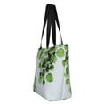 thumbnail image 2 of Kll Tote Bag For Women Watercolor Green Leaves Print Shopping Grocery Reusable Bags For Office School Shopping Travel, 2 of 7