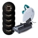 thumbnail image 1 of Cortadora De Metales Makita 14 M2401b + 5 Discos, 1 of 6
