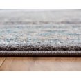 thumbnail image 4 of Unique Loom 3134351 Tapis Rectangulaire Kasern Salzburg 2 x 3 Pi, Gris, 4 of 10