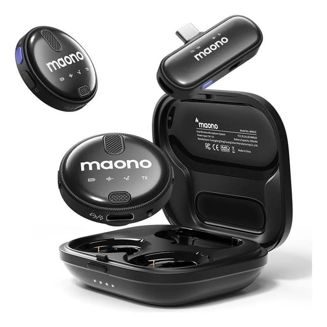 Micrófono Lavalier inalámbrico Maono WM620 - Android 1 a 2