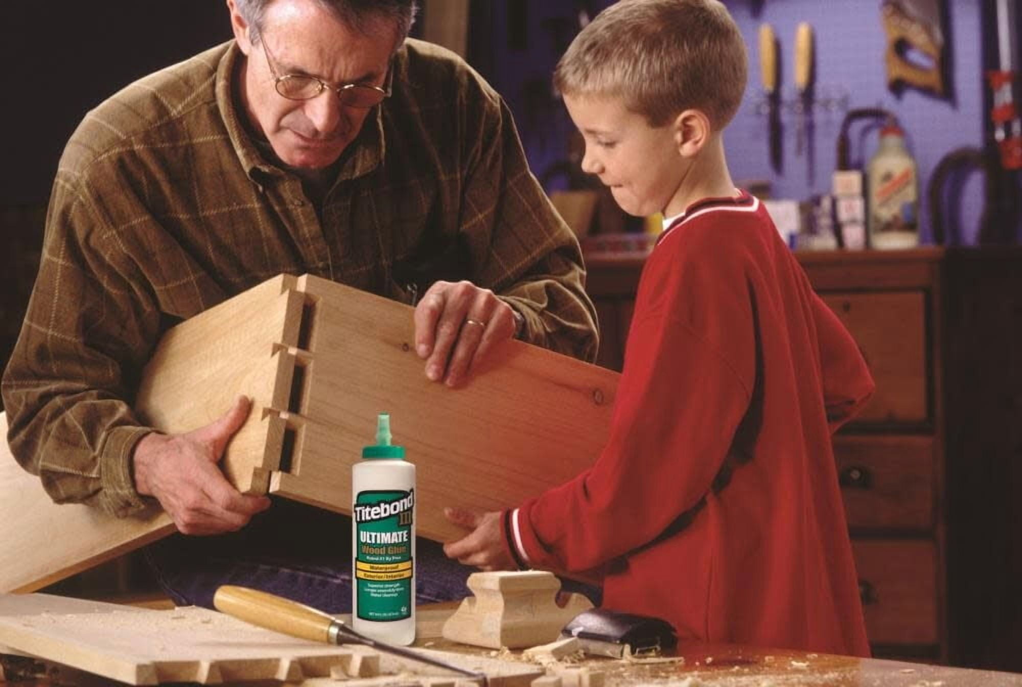 (4 pack) Titebond 1414 16 Oz Tan Titebond® III Ultimate Wood Glue