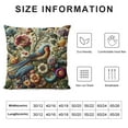 thumbnail image 5 of GOSMITH  Decorative Pillowcases Vintage Birds with Flowers Throw Pillow Covers Farmhouse Pillow Cushion Cases Home Decor Square Floral Pillow Case, 5 of 5