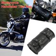 thumbnail image 4 of Bolsa de herramientas de cuero PU para motocicleta con hebillas a presión para manillar de horquilla Sissy Bar Hugtrwg Para estrenar, 4 of 9