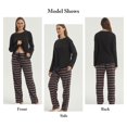 thumbnail image 7 of LANBAOSI Woman Winter Fleece Pajamas Set 2 Piece Warm PJ Set Size S, 7 of 7