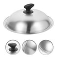 thumbnail image 2 of Stainless Steel Universal Pot Lid with Adjustable Vent - 32cm, 2 of 6
