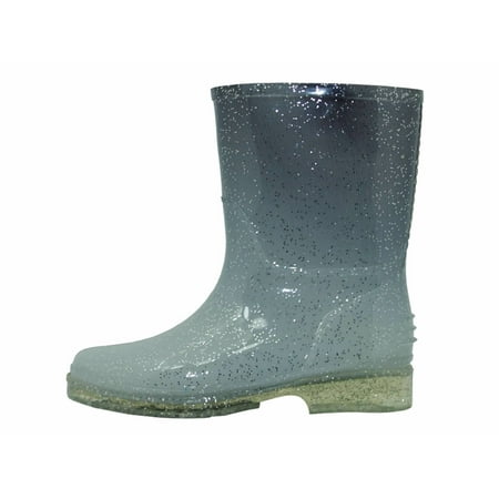 

Shoes8teen Childrens Unisex Rain Boots Black Multi Glitter Toddler 7