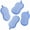blue, variant on Stcellnmex Cotton Bath Sponge Soft Absorbent Loofah 4 Pieces for Daily Use Orange