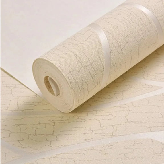 Background Wallpaper Room Decoration 53cm Wall Stickers Thickened Bedroom Curve Stripes Moisture-proof Non-woven European Modern