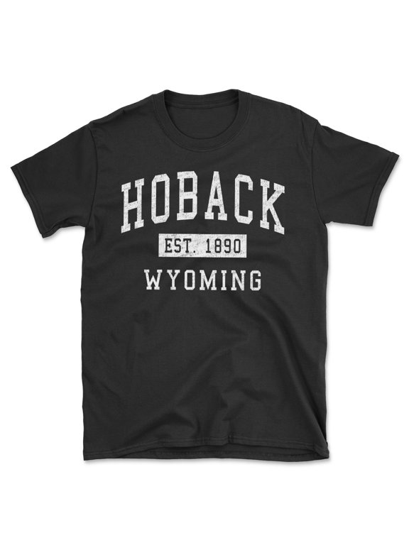 Hoback Wyoming Classic Established Men's Cotton T-Shirt