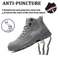 thumbnail image 3 of AUXDIQ Safety Trainers Men Women Steel Toe Cap Work Shoes Comfy Construction Industrial Sneakers, 3 of 6