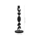 thumbnail image 2 of MERRYHAPY Portavelas De Hierro Forjado Negro Estilo Retro Para Velas Pilares Y En Casa, 2 of 8