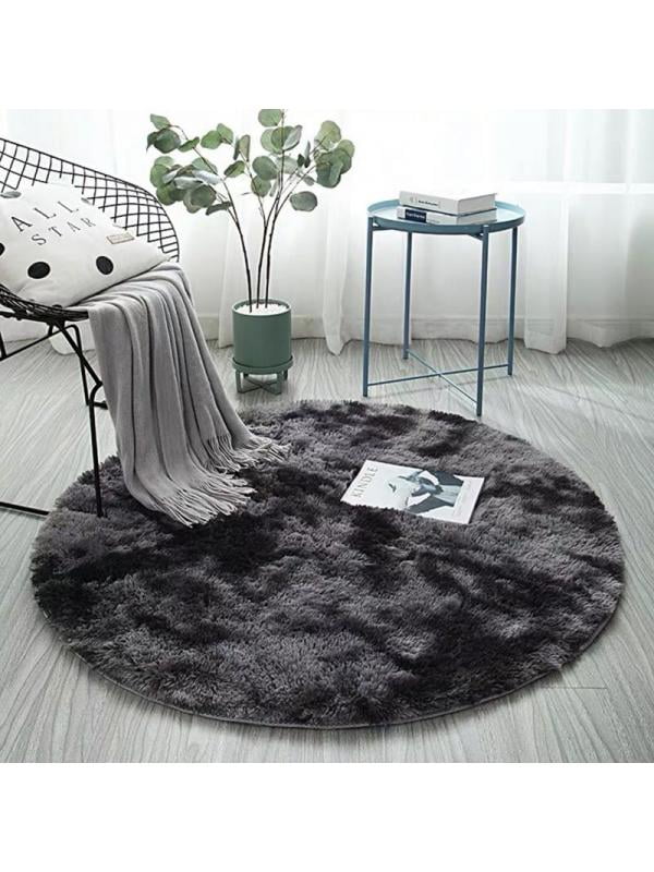 Modern Small Large 5cm Thick Quality Light Beige Shaggy Rugs Runner Round 