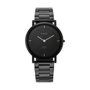 Titan Edge Mens Ultra Slim Analog Watch – Black Dial, Black Stainless Steel Strap, 1595NM01
