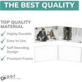 thumbnail image 4 of pbf 6x4 Double Picture Frame | 6 x 4 Acrylic Sign Holder | Horizontal Self Standing Sign Holder | Acrylic Stands for Display | Clear Picture Frame, Menu Table Top Stand, Plastic Flyer Holder (6-Pack), 4 of 6