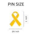 thumbnail image 2 of Gold Ribbon Awareness Pins, 2 of 4