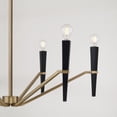thumbnail image 4 of Capital Lighting 453861AB Enzo 6 Light 33" Wide Candle Style Chandelier - Black, 4 of 6