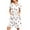White-A, variant on Striped Print Housecoat for Women Lounge Zipper Robes Short-Sleeve Loungewear Bathrobes Comfort Nightgown Sleepwear