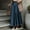Blue, variant on Elegant Women's High Waist Satin Skirts for Summer and Fall for Parties Flowy A-Line Maxi Design Ideal for Fashion Lovers and Trendsetters