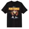 thumbnail image 4 of Peacemaker TV Series The Man on a Motorcycle on Black Short Sleeve Adult T-Shirt-3XL, 4 of 7
