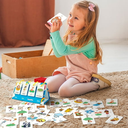 Limited Time Deal karymi Reading Flashcards 78 Toddler Reading Flash Cards Sentence Building Learning Charts Classroom Learning Activity Phrase Training Table Chart for Kindergarten Christmas Gifts