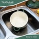thumbnail image 5 of Olla holandesa de hierro fundido con tapa – Cacerola esmaltada antiadherente apta para horno – Batería de cocina resistente para horno holandés – Verde oscuro, 5 cuartos de galón, 24 cm – de Nuovva, 5 of 5