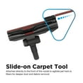 thumbnail image 5 of Wessel-Werk RD 285 Designation™ 3-in-1 Combination Vacuum Floor Brush Attachment Set — Ultra-Thin Floor Nozzle with Microfiber Wet/Dry Mop & Pet Hair Carpet Tool, 5 of 7
