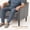 Linen | Gray, variant on Mid-Century Accent Chair, Modern Comfy Living Room Chairs, Linen Fabric Upholstered Armchair