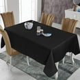 thumbnail image 1 of PiccoCasa Tablecloth Dining Table Cover Protector Indoor Black 59 x 83 Inch, 1 of 7