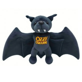 Halloween Ozzy-Osbourne Bat Plush Toy - 10-Inch Black Rock & Roll