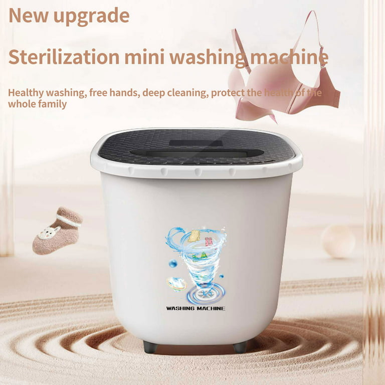 Mini Portable Washing Machine, Bucket Washer For Clothes Laundry, Underwear  Washing Machine For Camping, RV, Travel, Small Spaces