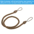 thumbnail image 5 of Uxcell Curtain Tiebacks Ropes, 4 Pack Braided Curtain Tie Backs with Screw Hooks & Bolts, Khaki, 5 of 6