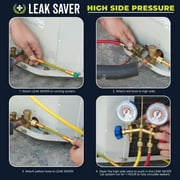LEAK SAVER Direct Inject AC Leak Sealer 6PK for Most HVAC Systems Up to 5 Tons