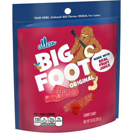 ALLAN Big Foot original bonbons Gummy 10 oz Sac