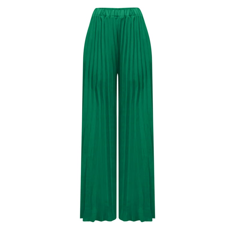 Palazzo Pants for Women Wide Leg High Waist Loose Fit Trousers