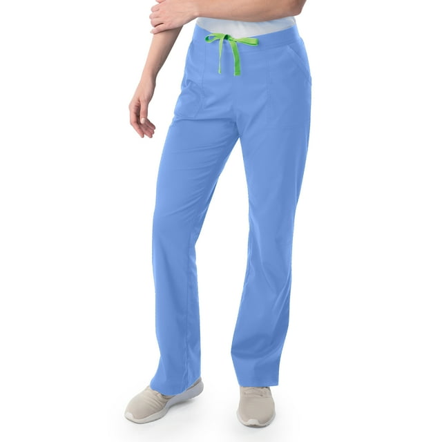 Landau ProFlex Uniformes Médicaux pour Femmes : Ajustement Moderne, Extensible, 5 Poches, Taille 50/50 Jambe Droite 2042