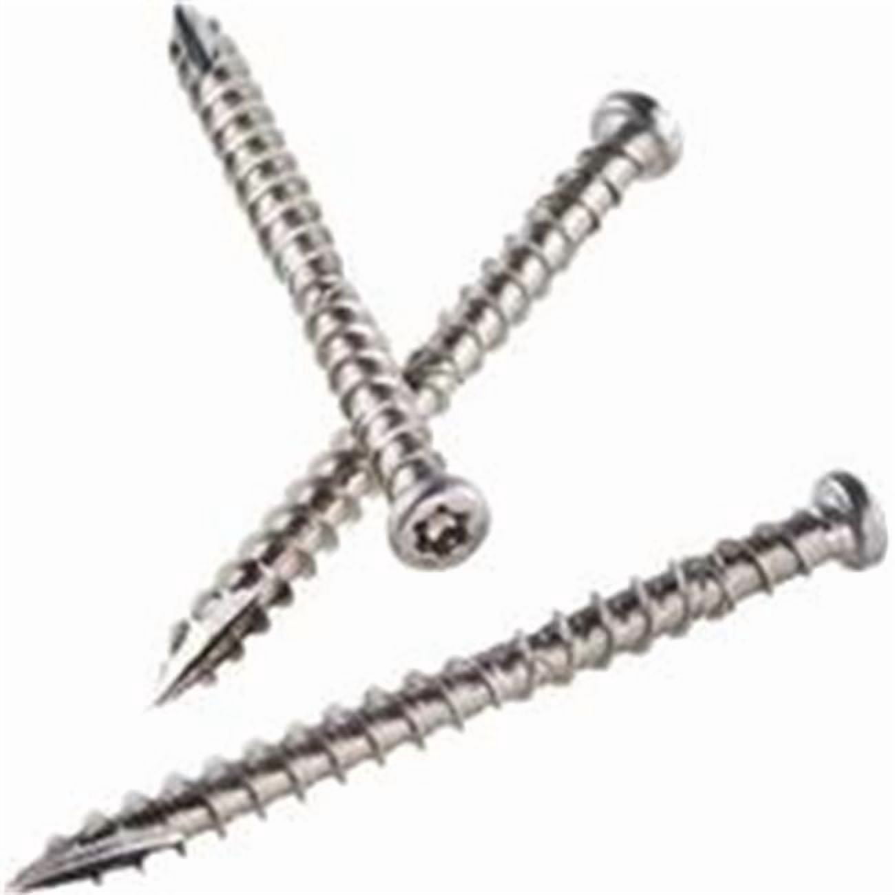 Simpson Strong-Tie No. 10 x 2.5 in. L Square Bugle Head Stainless Steel Stainless Steel 82 pk Exterior Wood Screw