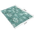 thumbnail image 4 of Turquoise Christmas Snowflake Pattern Blanket,Comfortable Soft Lamb Wool Throw Blanket,All Season,Warm Lightweight Blankets for Sofa Bed Couch Living Room Chair,40"x50", 4 of 4