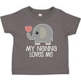 thumbnail image 3 of Inktastic Nanna Loves Me Grandchild Boys or Girls Toddler T-Shirt, 3 of 5