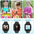 thumbnail image 6 of Eurhowing 4G Kids Smartwatch, 1.4" Touchscreen Waterproof Smart Watch Phone with Two Way Call, GPS Tracker, SOS Alert, Parent Control App, Gift for Boys Girls Aged 3-15, Black, 6 of 12