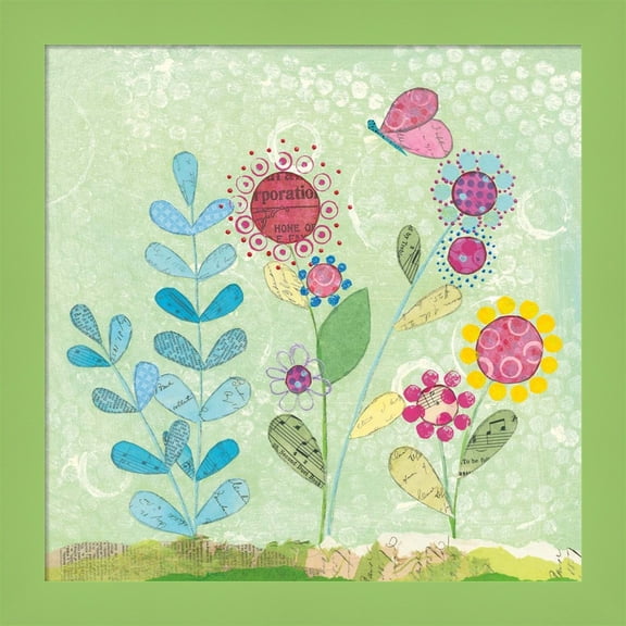Great Art Now Pattys Garden II by Courtney Prahl, Framed Wall Art, 14W x 14H
