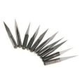 thumbnail image 4 of 10 Piezas Brocas de Acero de Tungsteno Gloria CNC Router Tool 3.175mm 0.1mm Gris Plateado 10 Grados, 4 of 9