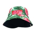 thumbnail image 3 of Empire Cove Fruit Print Bucket Hat Reversible Fisherman Cap Women Watermelon Green, 3 of 5