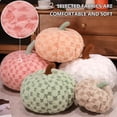 thumbnail image 5 of FastXmas Checkered Pumpkin Pillow, 11.8" Fleece Plaid Pattern 3D Pumpkin Shaped Throw Pillow, Soft Fluffy Stuffed Pumpkin Toys Fall Harvest Decorative Cushion Halloween Decorations for Couch Sofa Bed, 5 of 9