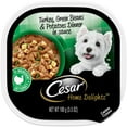 thumbnail image 2 of (6 pack) Cesar Home Delights Turkey, Green Beans & Potatoes Dog Food Adult, 3.5 Oz., 2 of 11