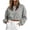 Gray, variant on Women's Cropped Sweatshirt Long Sleeve Crewneck Oversized Pullover Drop Shoulder Banded Bottom Fall Fashion Y2K Streetwear Outfits, Wine, XXL