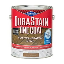 Wolman DuraStain Semi-Transparent Exterior Wood Stain - Water-Resistant - 1 Gal, Chestnut Brown