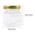 thumbnail image 3 of Jars Glass Bottles Mason Mouth Empty Jar Wide Seasoning Containers Storage Kitchen Bottle Spices Canning Quart Jam Clear, 3 of 6