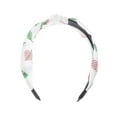 thumbnail image 4 of Unique Bargains 1 Pc Grace Leaf Pattern Headbands for Women White, 4 of 6
